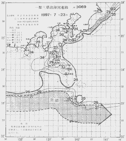 一都三県漁海況速報、関東・東海海況速報(1997/07/23)