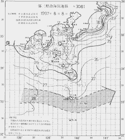一都三県漁海況速報、関東・東海海況速報(1997/08/08)