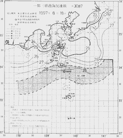 一都三県漁海況速報、関東・東海海況速報(1997/08/18)