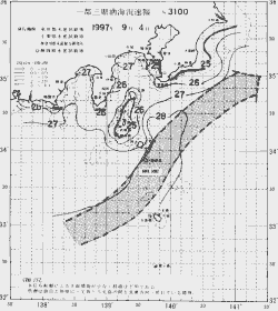 一都三県漁海況速報、関東・東海海況速報(1997/09/04)