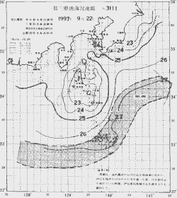 一都三県漁海況速報、関東・東海海況速報(1997/09/22)
