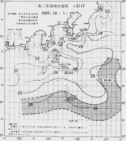 一都三県漁海況速報、関東・東海海況速報(1997/10/01)
