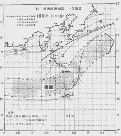 一都三県漁海況速報、関東・東海海況速報(1997/11/19)