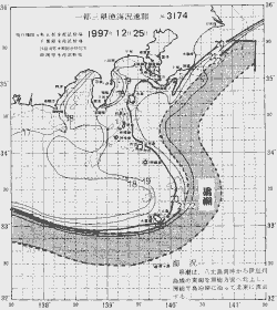 一都三県漁海況速報、関東・東海海況速報(1997/12/25)