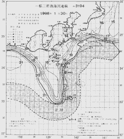 一都三県漁海況速報、関東・東海海況速報(1998/01/30)