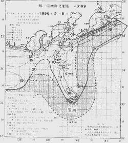 一都三県漁海況速報、関東・東海海況速報(1998/02/06)