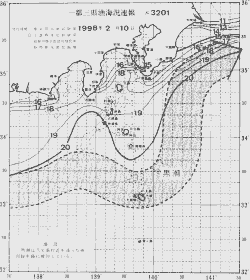 一都三県漁海況速報、関東・東海海況速報(1998/02/10)