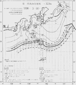 一都三県漁海況速報、関東・東海海況速報(1998/03/30)