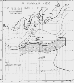 一都三県漁海況速報、関東・東海海況速報(1998/04/01)