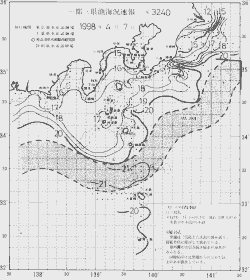 一都三県漁海況速報、関東・東海海況速報(1998/04/07)