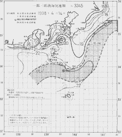 一都三県漁海況速報、関東・東海海況速報(1998/04/14)