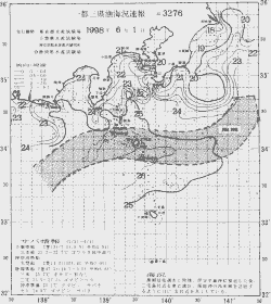 一都三県漁海況速報、関東・東海海況速報(1998/06/01)