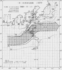 一都三県漁海況速報、関東・東海海況速報(1998/06/04)