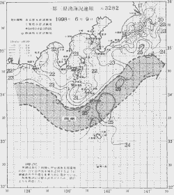 一都三県漁海況速報、関東・東海海況速報(1998/06/09)