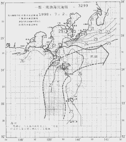一都三県漁海況速報、関東・東海海況速報(1998/07/02)
