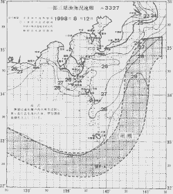 一都三県漁海況速報、関東・東海海況速報(1998/08/12)