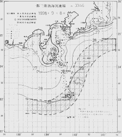一都三県漁海況速報、関東・東海海況速報(1998/09/08)