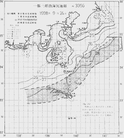 一都三県漁海況速報、関東・東海海況速報(1998/09/24)