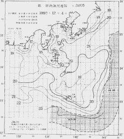 一都三県漁海況速報、関東・東海海況速報(1998/12/04)