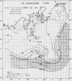 一都三県漁海況速報、関東・東海海況速報(1998/12/24)