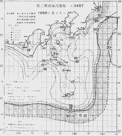 一都三県漁海況速報、関東・東海海況速報(1999/03/01)