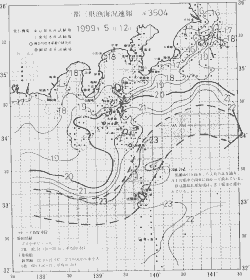 一都三県漁海況速報、関東・東海海況速報(1999/05/12)