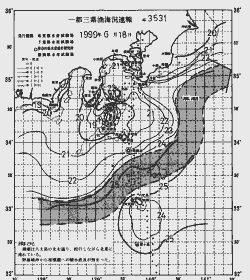 一都三県漁海況速報、関東・東海海況速報(1999/06/18)