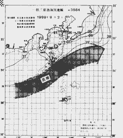 一都三県漁海況速報、関東・東海海況速報(1999/09/02)