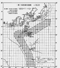 一都三県漁海況速報、関東・東海海況速報(1999/11/16)