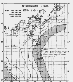 一都三県漁海況速報、関東・東海海況速報(1999/11/24)