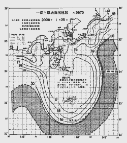 一都三県漁海況速報、関東・東海海況速報(2000/01/25)