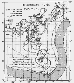 一都三県漁海況速報、関東・東海海況速報(2000/07/05)