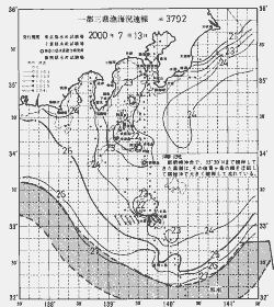 一都三県漁海況速報、関東・東海海況速報(2000/07/13)