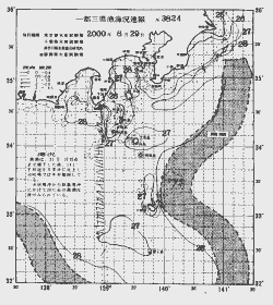 一都三県漁海況速報、関東・東海海況速報(2000/08/29)