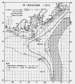 一都三県漁海況速報、関東・東海海況速報(2001/01/17)