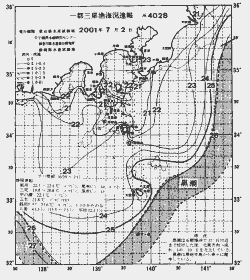 一都三県漁海況速報、関東・東海海況速報(2001/07/02)