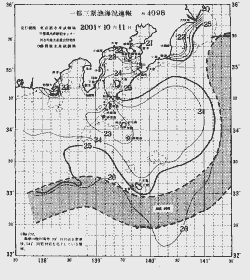 一都三県漁海況速報、関東・東海海況速報(2001/10/11)
