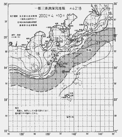 一都三県漁海況速報、関東・東海海況速報(2002/04/10)