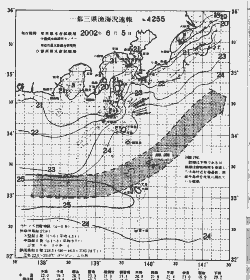 一都三県漁海況速報、関東・東海海況速報(2002/06/05)