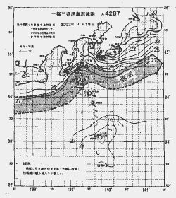 一都三県漁海況速報、関東・東海海況速報(2002/07/19)