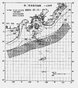 一都三県漁海況速報、関東・東海海況速報(2002/12/11)