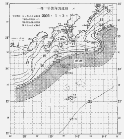 一都三県漁海況速報、関東・東海海況速報(2003/01/03)