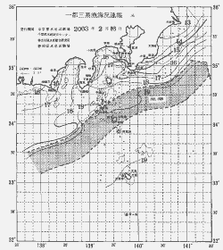 一都三県漁海況速報、関東・東海海況速報(2003/02/16)