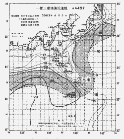一都三県漁海況速報、関東・東海海況速報(2003/04/02)