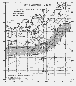 一都三県漁海況速報、関東・東海海況速報(2003/04/21)