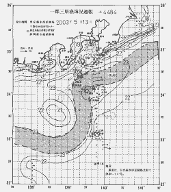 一都三県漁海況速報、関東・東海海況速報(2003/05/13)