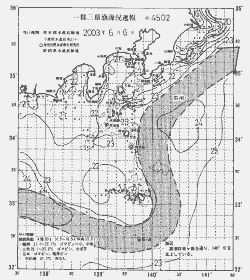 一都三県漁海況速報、関東・東海海況速報(2003/06/06)