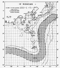 一都三県漁海況速報、関東・東海海況速報(2003/06/15)