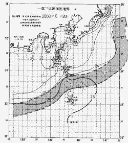 一都三県漁海況速報、関東・東海海況速報(2003/06/28)
