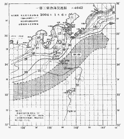 一都三県漁海況速報、関東・東海海況速報(2004/01/06)